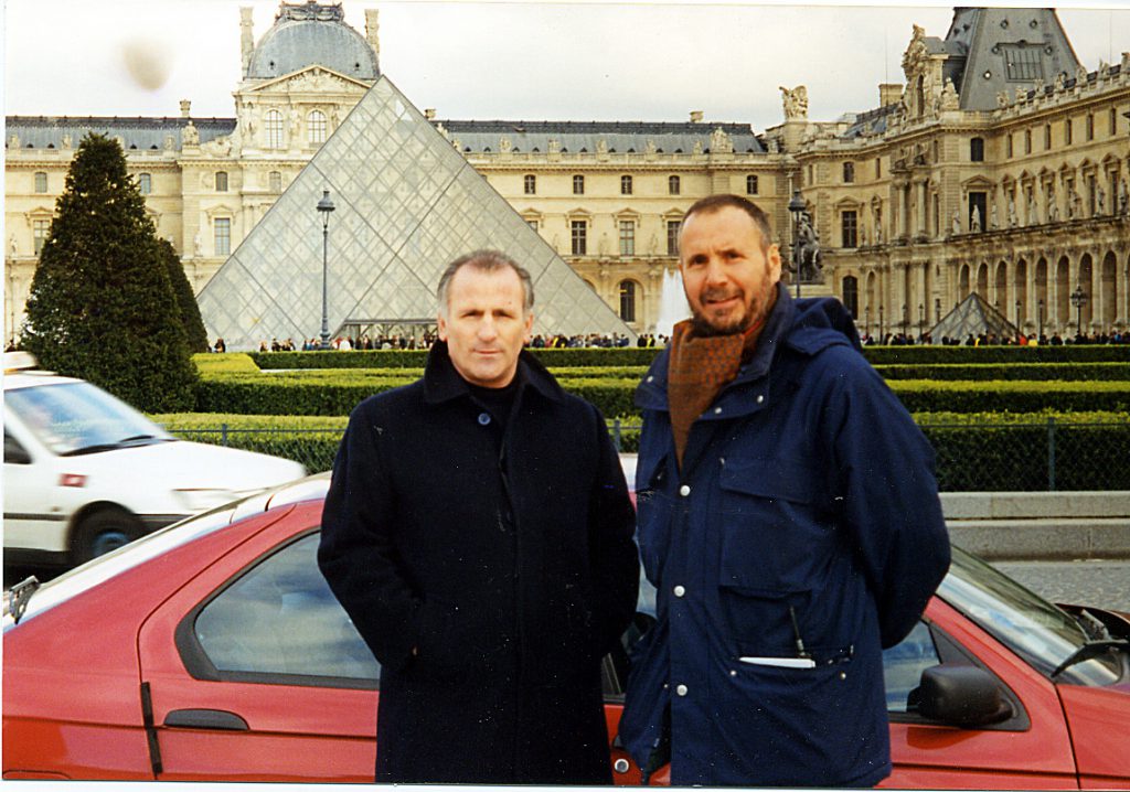 Pino Nano al Louvre di Parigi